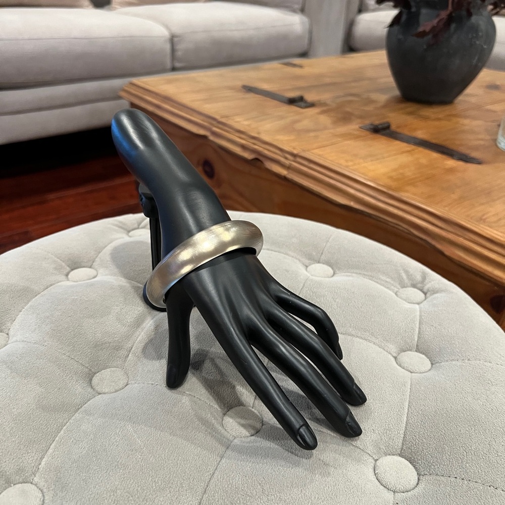 Alexis Bittar Vintage Lucite Satin Bangle Bracelet